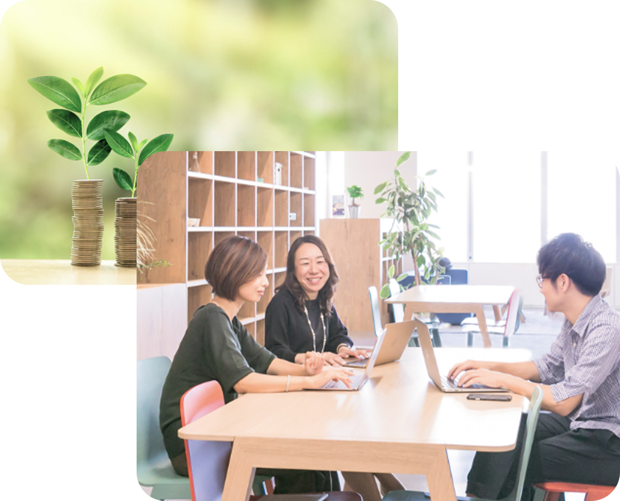 プラカフェの各代表が集まって話す様子