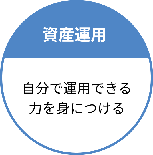 資産運用：自分で運用できる力を身につける
